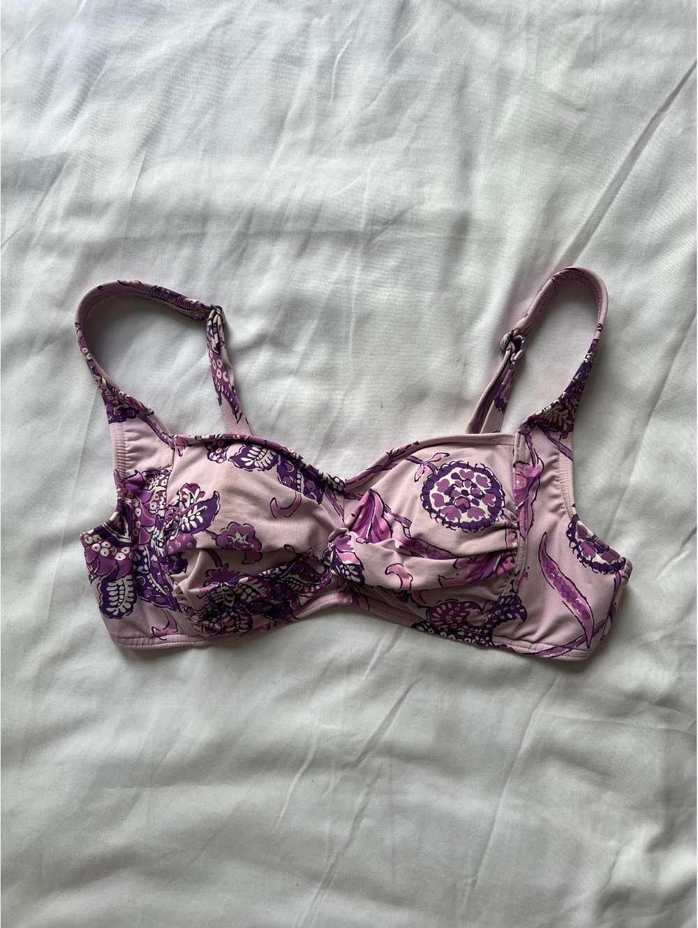 Vintage Lands’ End Purple Bikini Top